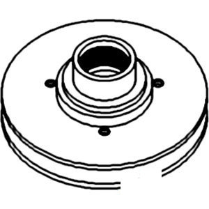 A-3638318M1 PULLEY CRANKSHAFT        