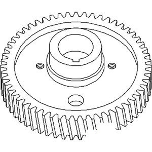 A-3641740M1 GEAR CAMSHAFT            