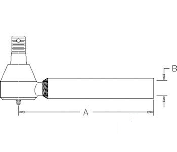 A-36710-62920 TIE ROD END STEER CYL.   