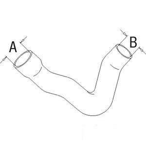 A-3698937M1 RADIATOR HOSE LOWER      