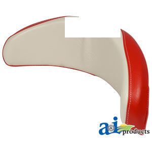 A-372757R92-17 BACK CUSH WD WHT/RD      