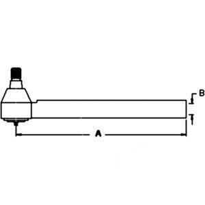 A-3764028M2 TIE ROD W/TUBE           
