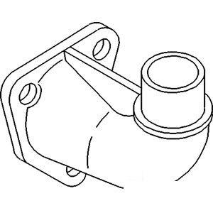 A-3774471M1 ELBOW EXHAUST            