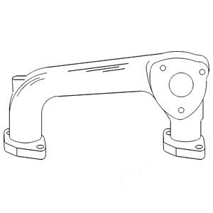 A-731267M1 MANIFOLD EXHAUST         