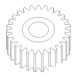A-381509R1 GEAR PTO IDLER           