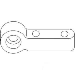 A-384111R91 CONTROL LEVER TUBE SUP.  