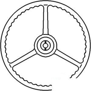 A-385156R1 STEERING WHEEL           