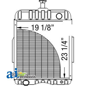 A-386860R91 RADIATOR                 