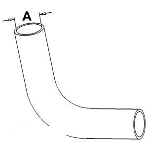 A-388463R1 RADIATOR HOSE BOTTOM     