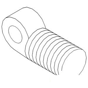 A-392195R1 EYEBOLT STABILIZER REAR  
