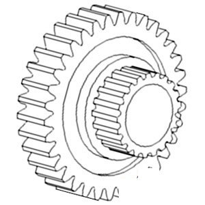 A-393525R2 REVERSE DRIVE GEAR       