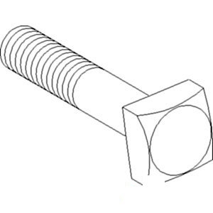 A-393772R1 BOLT REAR RIM CLAMP      
