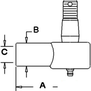 A-D9NN3A302AB TIE ROD POWER ST.CYL END 