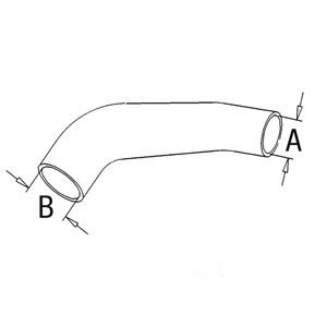 A-402207R1 RADIATOR HOSE UPPER      