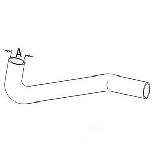 A-402215R1 RADIATOR HOSE BOTTOM     