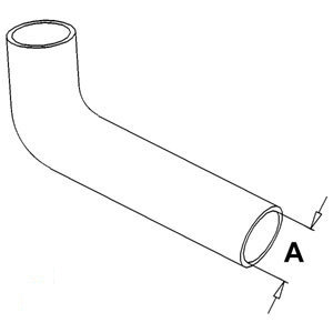 A-404549R1 RADIATOR HOSE TOP        