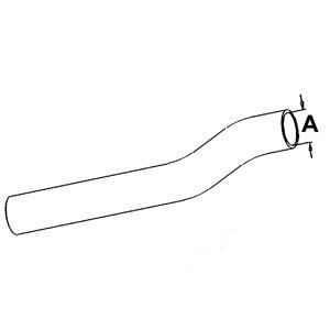 A-404550R1 RADIATOR HOSE BOTTOM     