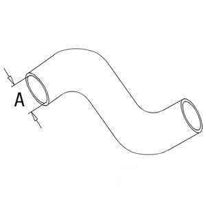 A-405964R1 RADIATOR HOSE TOP        