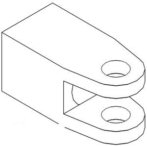 A-406249R1 STABILIZER YOKE SHORT    