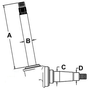 A-406267R92 SPINDLE LH/RH            