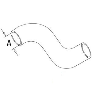A-406766R1 RADIATOR HOSE TOP        