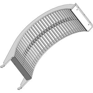 A-412395A1 CONCAVE REAR; ROUND BAR  