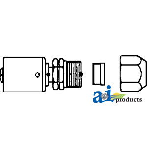 A-461-3287 FITTING STRAIGHT COMP.