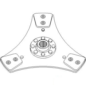 A-47134882 DISC PTO; 3 BUTTON       