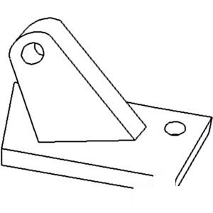 A-C7NND933B STABILIZER BRACKET RH    