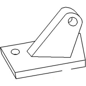 A-C7NND932B STABILIZER BRACKET LH    