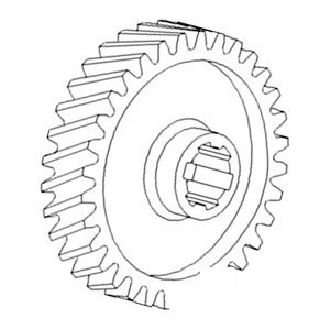 A-50038DB GEAR STEERING            
