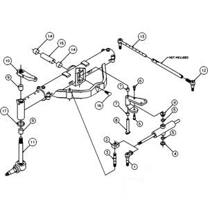 A-50291005 MAJOR FRONT AXLE O/H KIT 