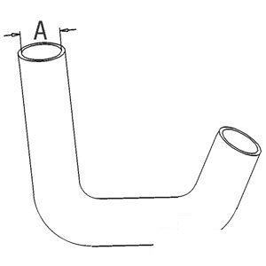 A-505617M1 RADIATOR HOSE BOTTOM     