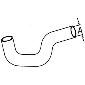 A-506378M1 RADIATOR HOSE BOTTOM     