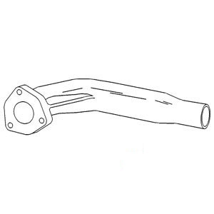 A-507629M1 ELBOW EXHAUST            