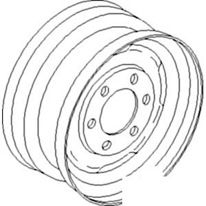 A-312906071 RIM FRONT WHEEL          