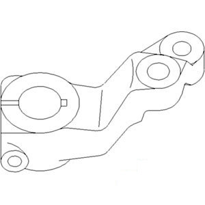 A-512114M2 STEERING ARM (RH)        
