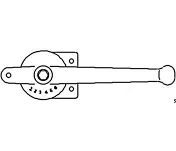 A-51348DAX LEVER THROTTLE FRICTION  