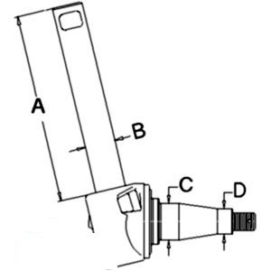 A-514572M92 SPINDLE ASSY LH/RH       