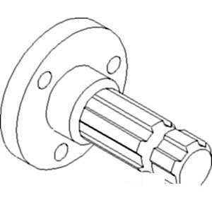 A-5185602 PTO SHAFT 540 RPM        