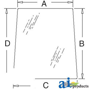 A-5182188 SIDE WINDOW RH           