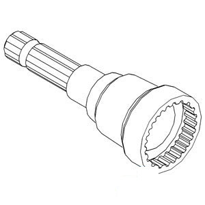 A-518529M1 PTO SHAFT 540 RPM        