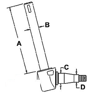 A-674385M93 SPINDLE RH               