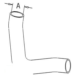 A-519437M1 RADIATOR HOSE BOTTOM     
