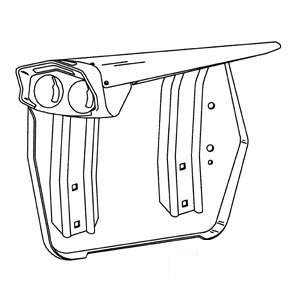 A-522390M91 FENDER FLAT TOP (RH)     