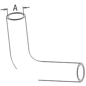 A-527775M1 RADIATOR HOSE BOTTOM     