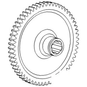 A-528677R1 GEAR IND. PTO DRIVEN     