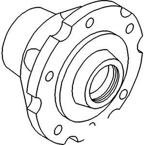 A-532781M92 HUB WHEEL                