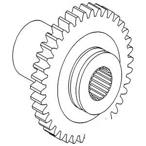 A-532906M4 PTO GEAR                 