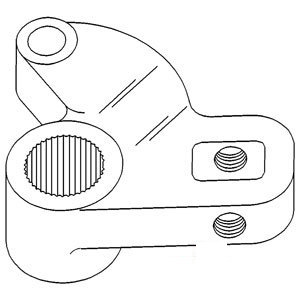 A-534155M91 CENTER STEERING ARM      